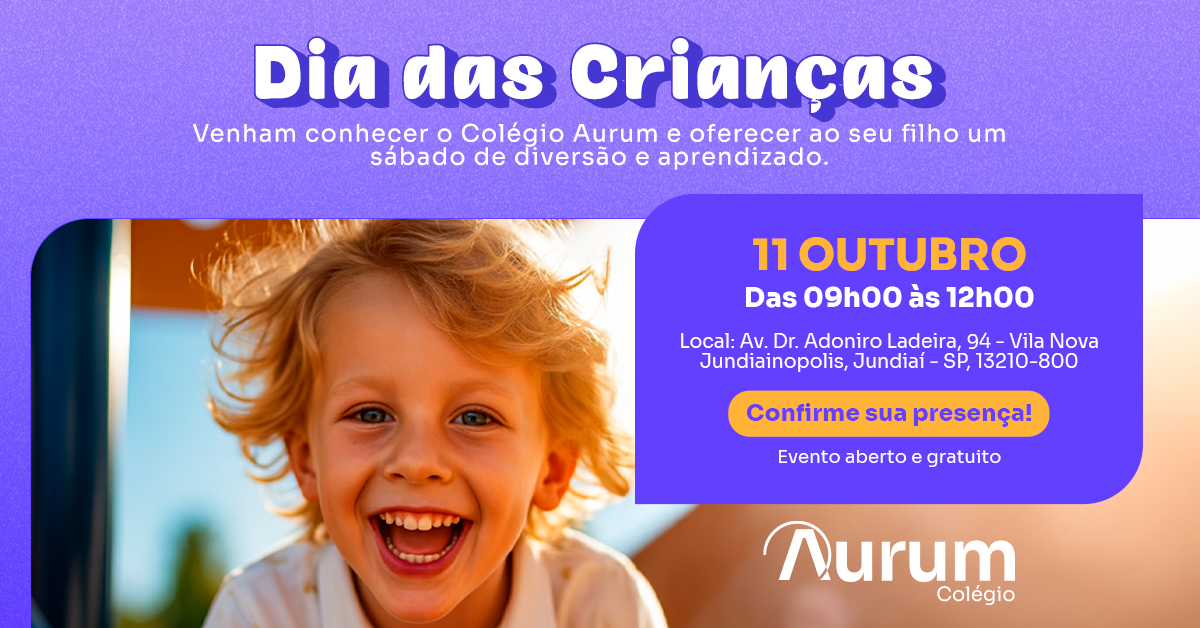 Aurum Experience Dia das crianças